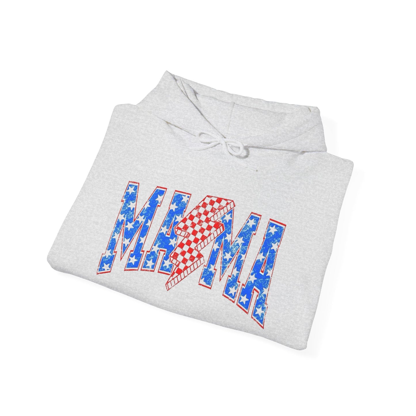 USA Mama Mom Retro Graphic Hoodie Women's Heavy Blend™ Hooded Sweatshirt