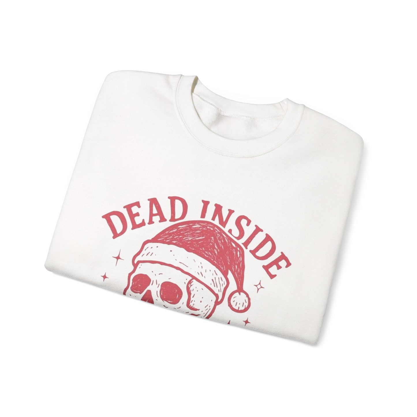 Dead Inside But Jolly AF Christmas Sweater NEW Heavy Blend™ Crewneck Sweatshirt