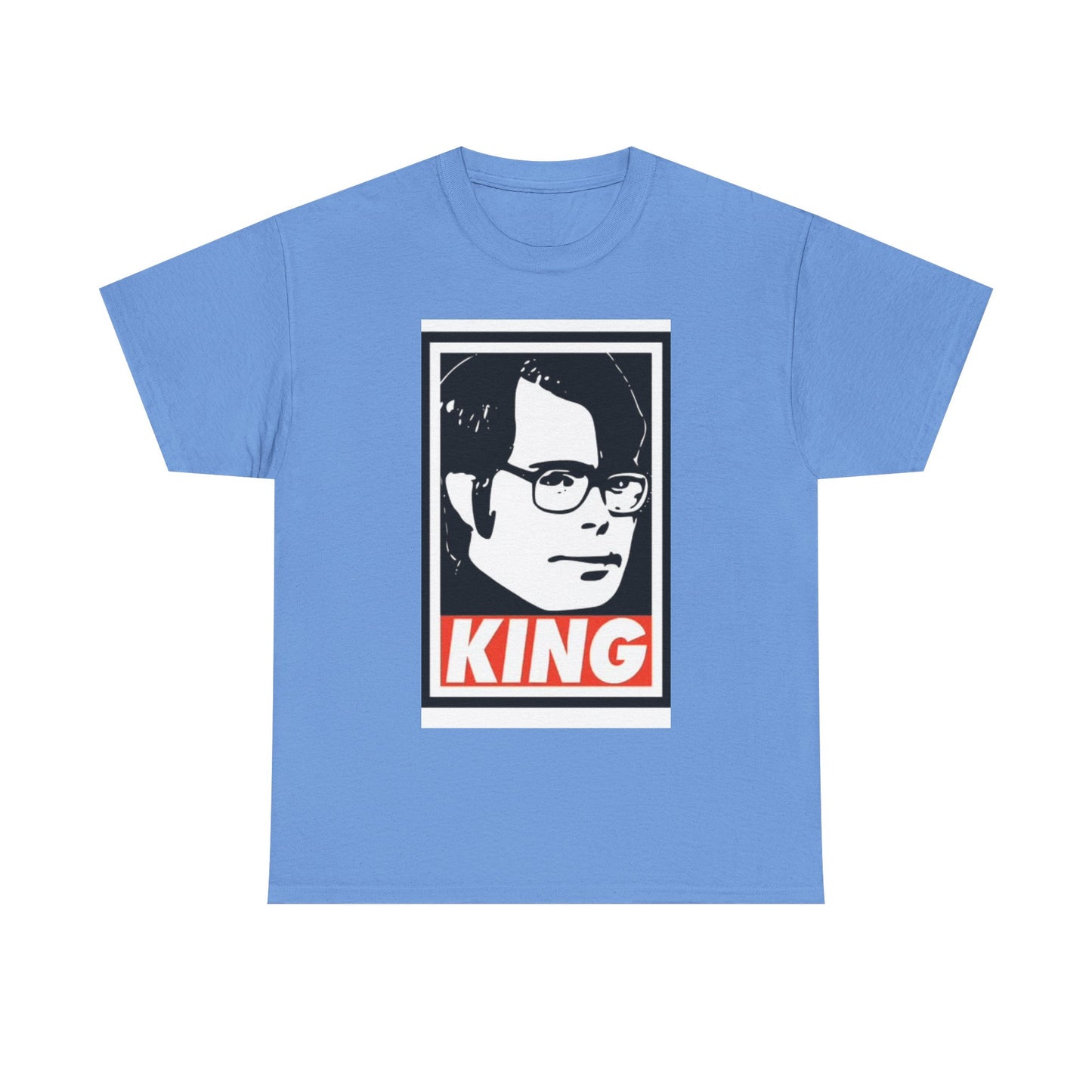 Stephen King Shirt Retro Poster Horror Funny Gift Scary Unisex Heavy Cotton Tee