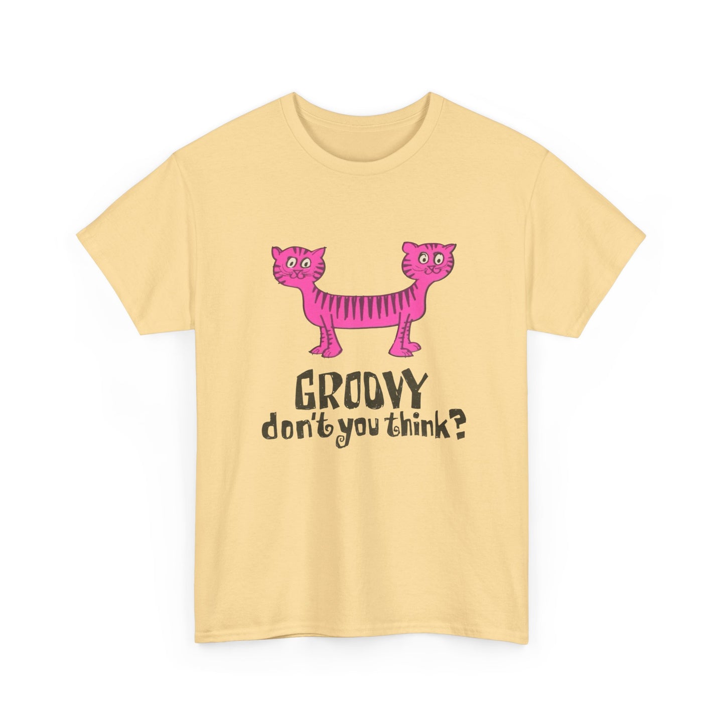 Groovy Don't You Think Retro Graphic T Shirt NEW Adult Tee