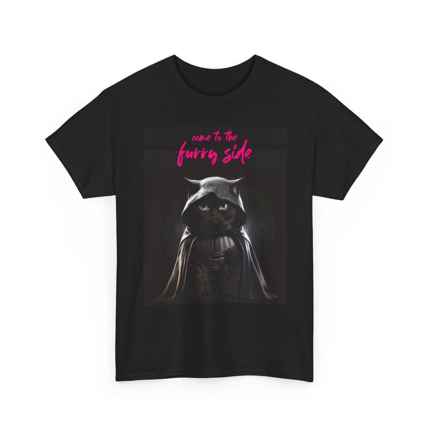 Come To The Furry Side Graphic T Shirt Funny Cat Kittens Unisex Heavy Cotton Tee
