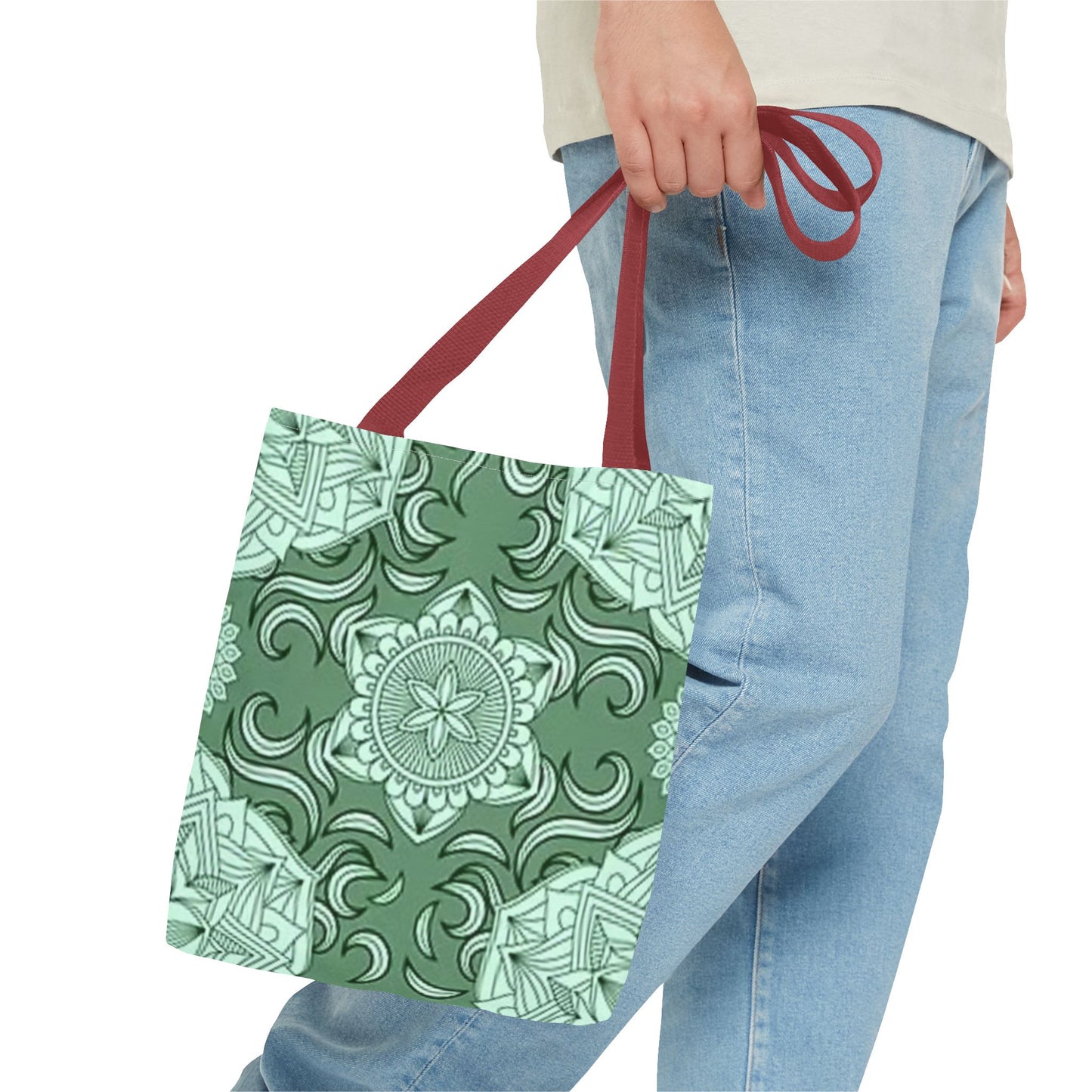 GREEN MODERN Brand NEW ARTISTIC Tote Bag (AOP)