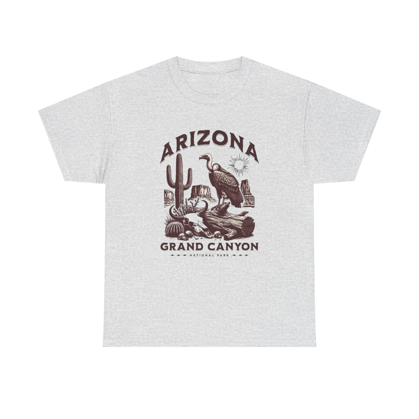 Arizona Grand Canyon Graphic T Shirt Unisex Heavy Cotton Tee