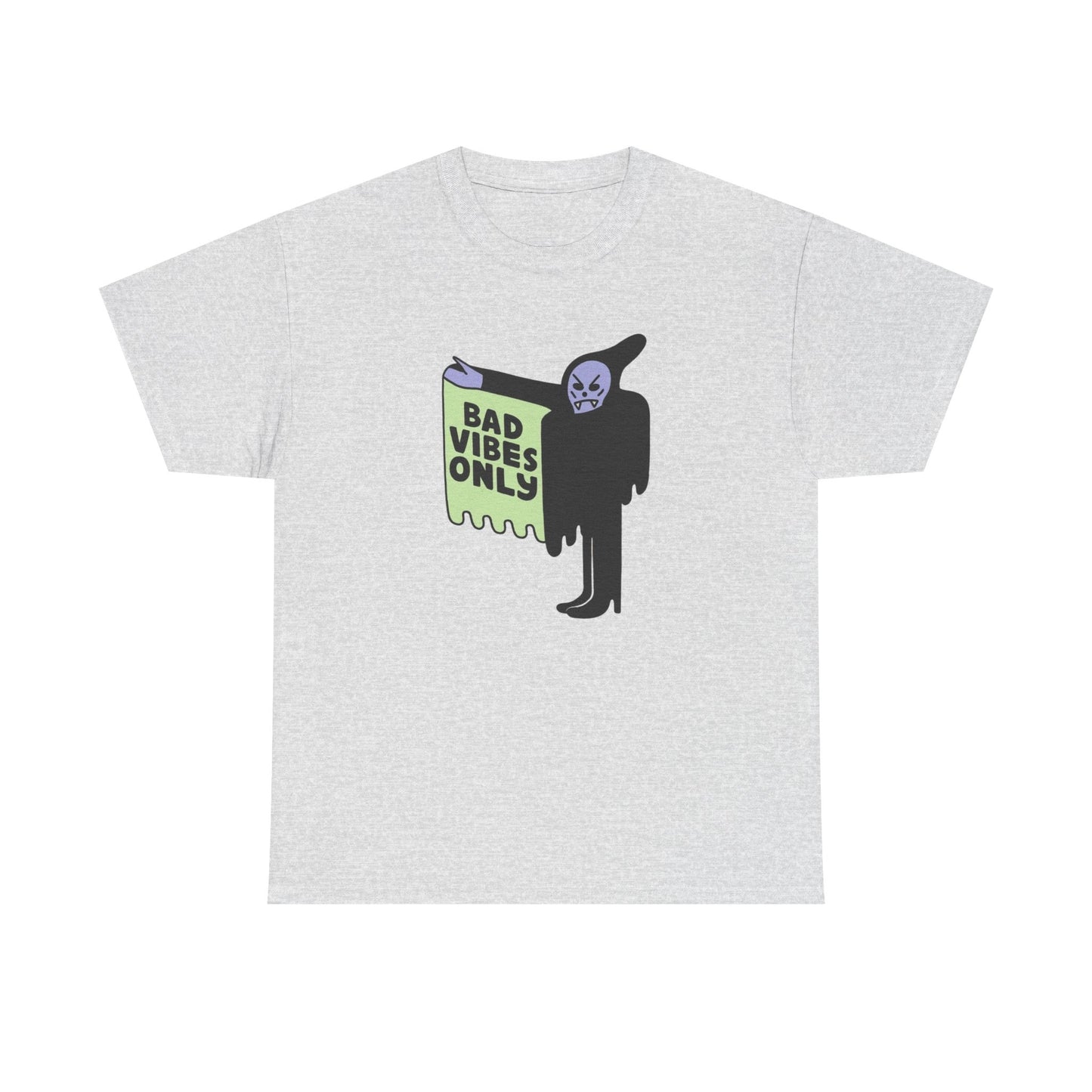 Bad Vibes Only Graphic T Shirt NEW Adult Tee