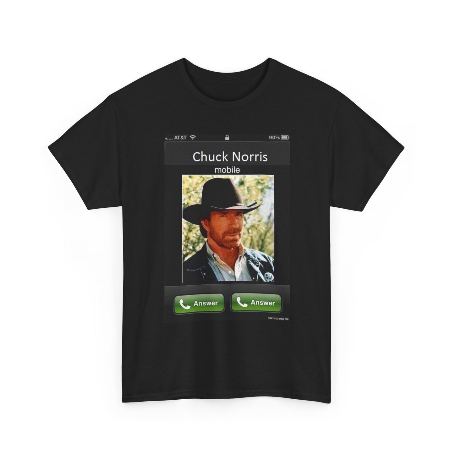Chuck Norris Calling Funny Graphic T Shirt NEW Cotton Tee Gift