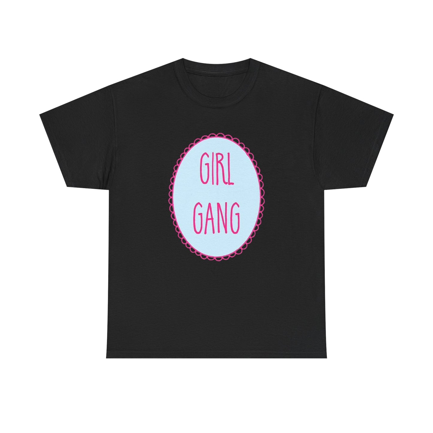 Girl Gang T Shirt Baby Shower Reveal Graphic Unisex Heavy Cotton Tee