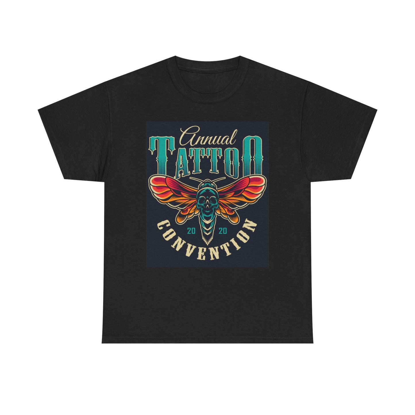 Tattoo Convention Butterfly T Shirt Unisex Heavy Cotton Tee