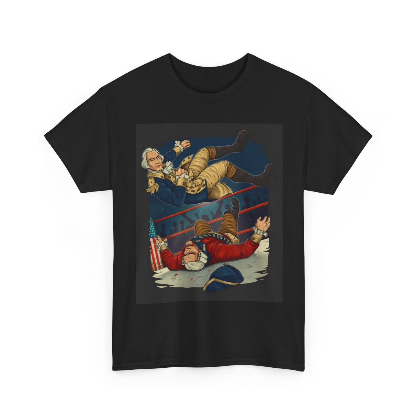 Funny Wrestling Tshirt 1776 Ben Frankling UFC FIghting Unisex Heavy Cotton Tee