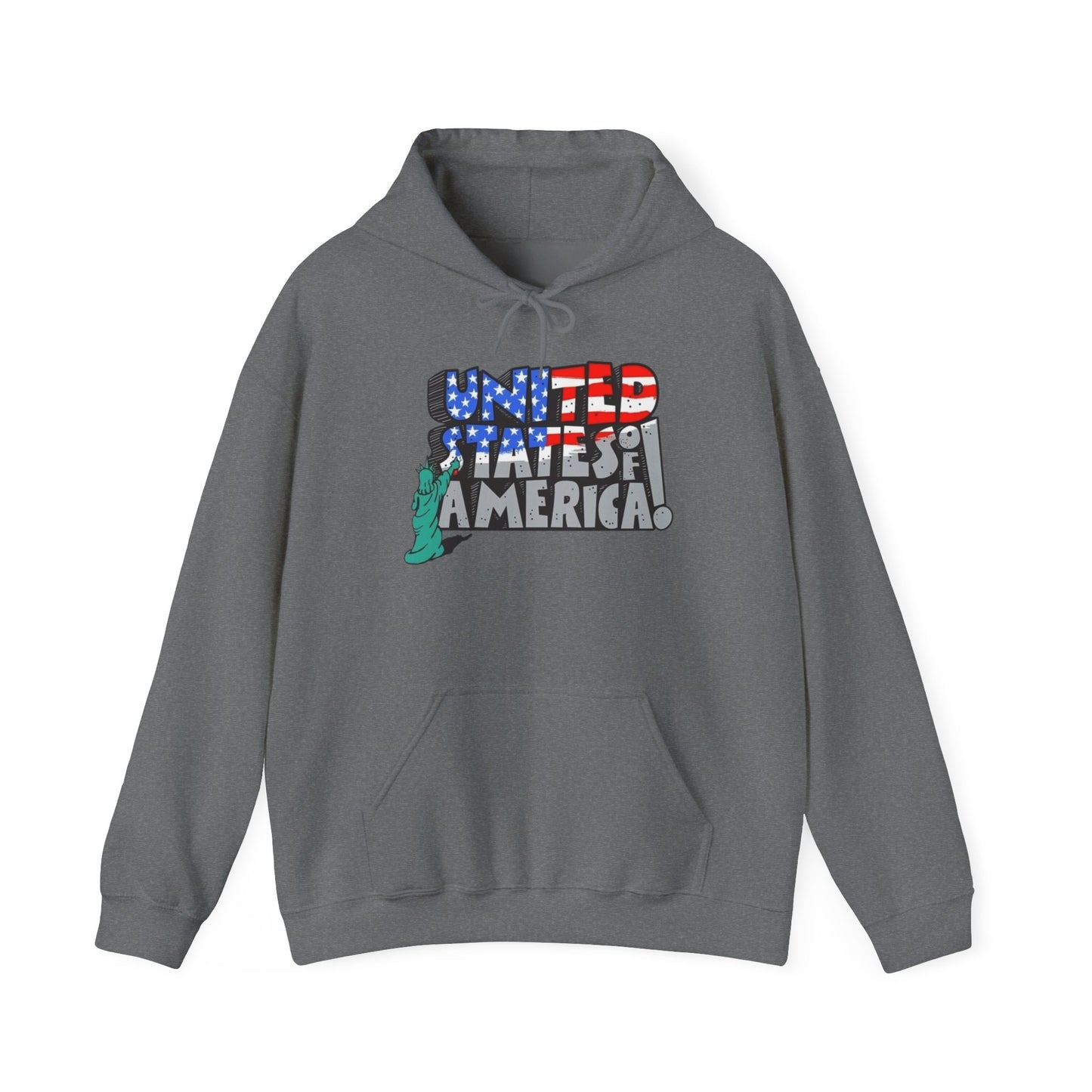 United States Of America Graphic Hoodie Unisex Heavy Blend™ Hooded Sweatshirt