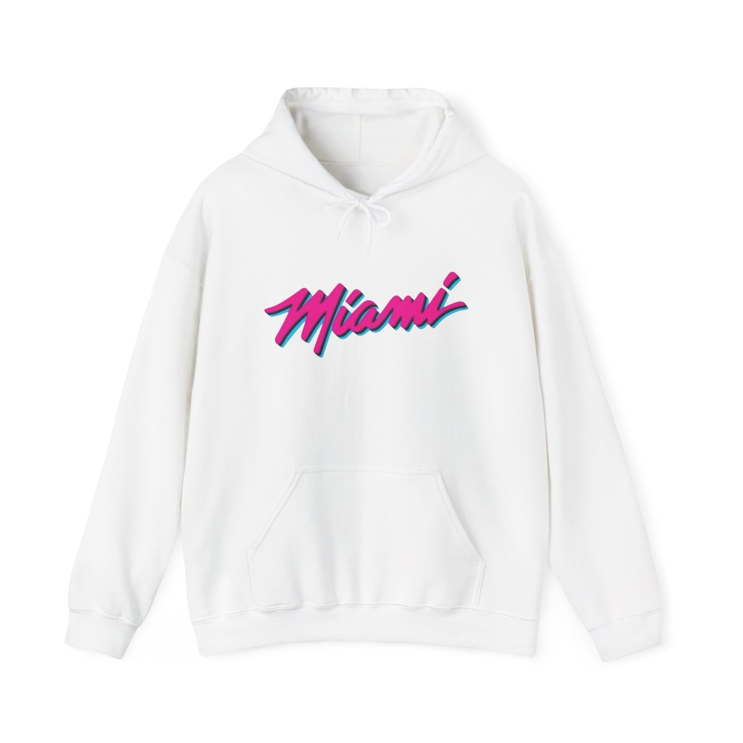 Miami Nights Graphic Hoodie Heavy Blend™ NEW Sweatshirt