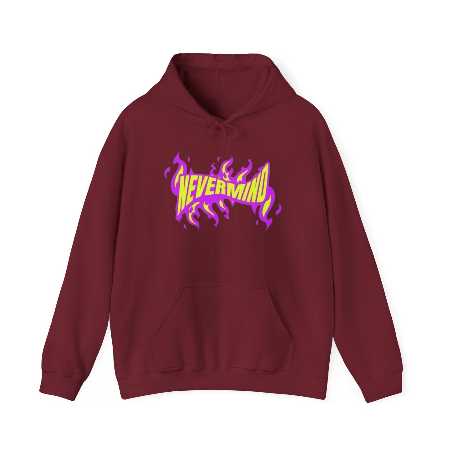 Nevermind Skateboarding Graphic Hoodie Unisex Heavy Blend™ Hooded Sweatshirt