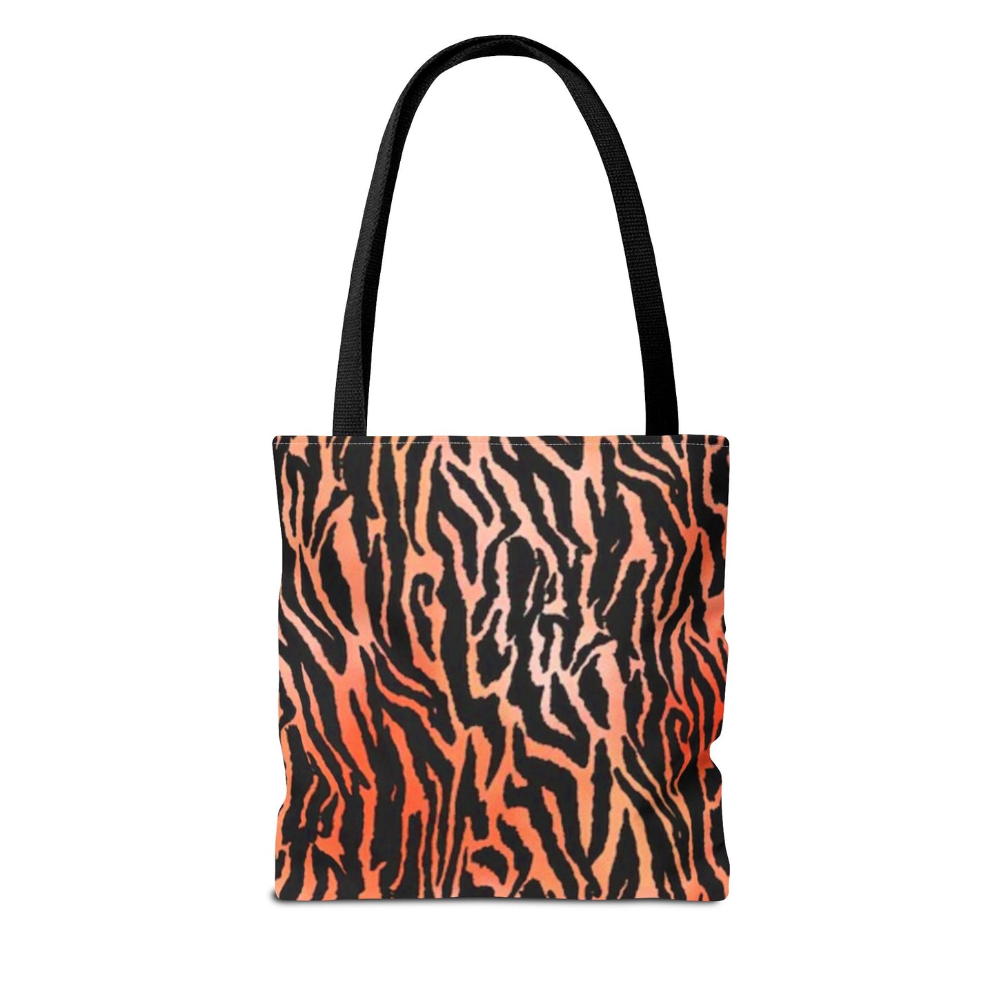 Orange Animal Print Tiger Multi Color Modern Hand Bag PurseTote Bag (AOP)