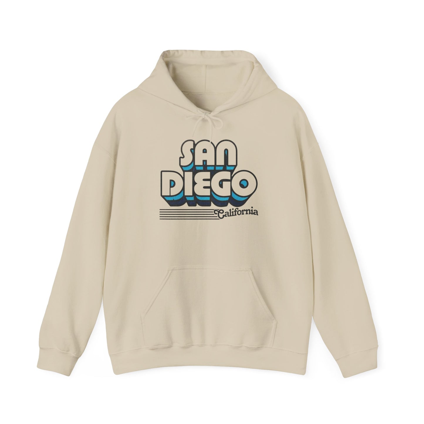 San Diego California Vintage Graphic Hoodie Heavy Blend™ NEW Sweatshirt