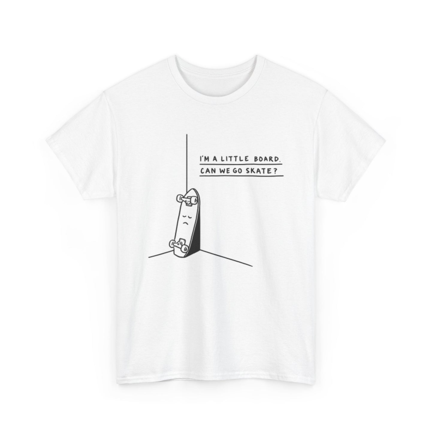 Funny Skateboarding Graphic T Shirt Skate Unisex Heavy Cotton Tee