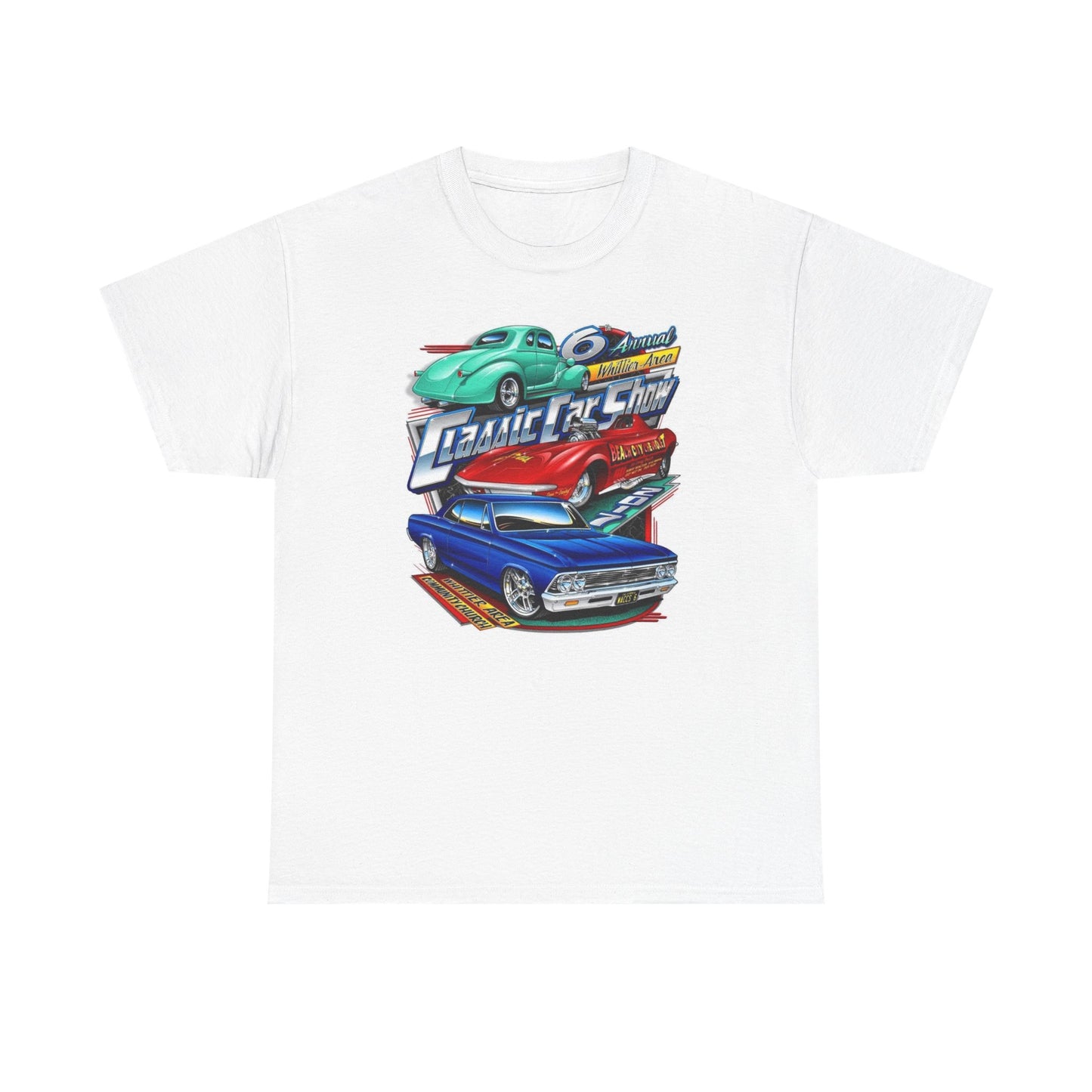 Retro Car Show Tee, Muscle Car Cruise Ins, Unisex T-Shirt for Car Enthusiasts 7