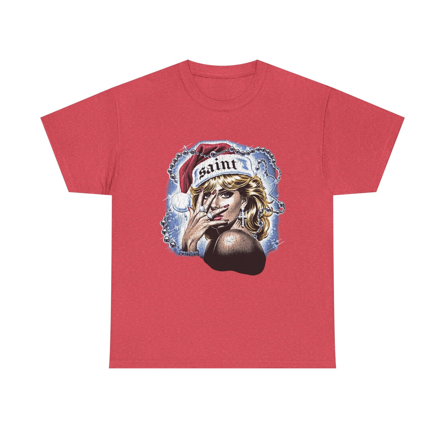 Saint Christmas Vintage Graphic T Shirt NEW Adult Tee
