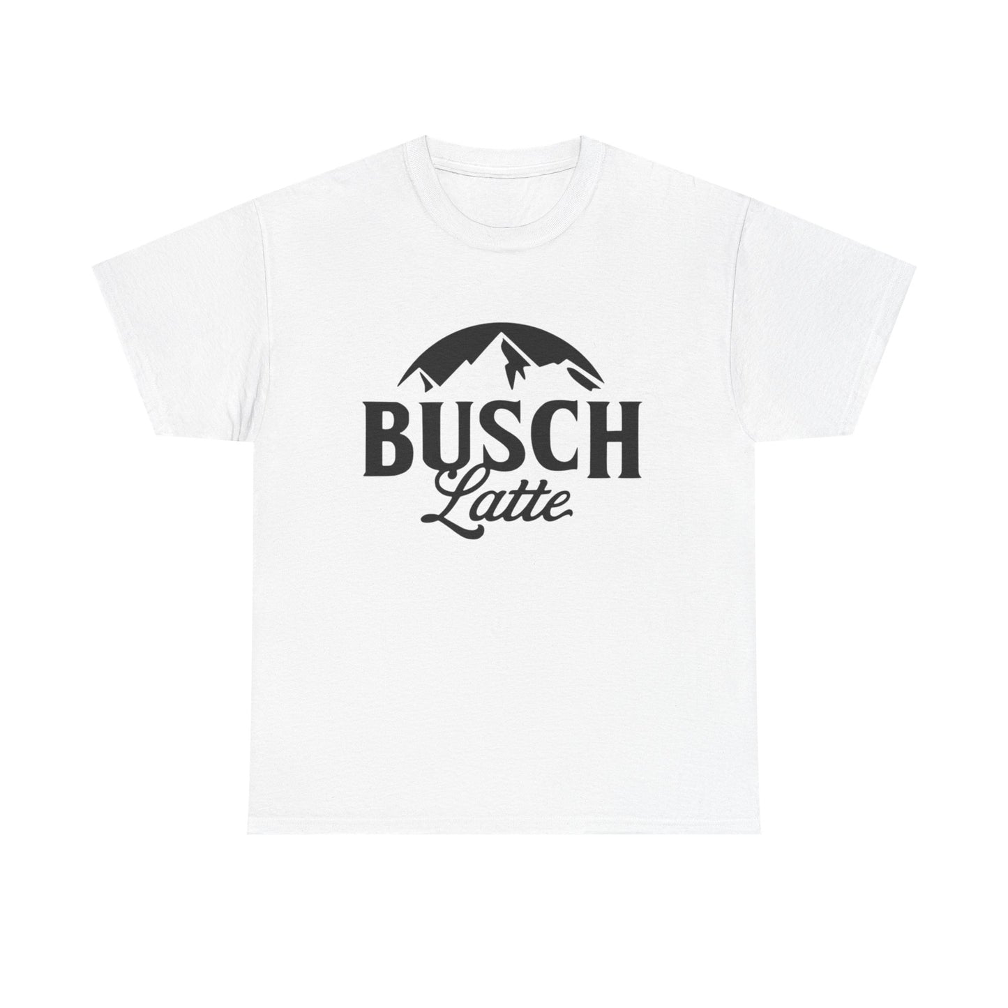 Busch Latte Funny Beer Graphic T Shirt Unisex Heavy Cotton Tee NEW