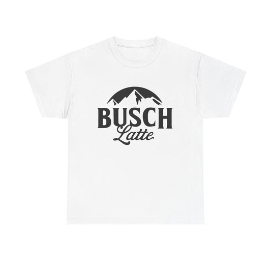 Busch Latte Funny Beer Graphic T Shirt Unisex Heavy Cotton Tee NEW