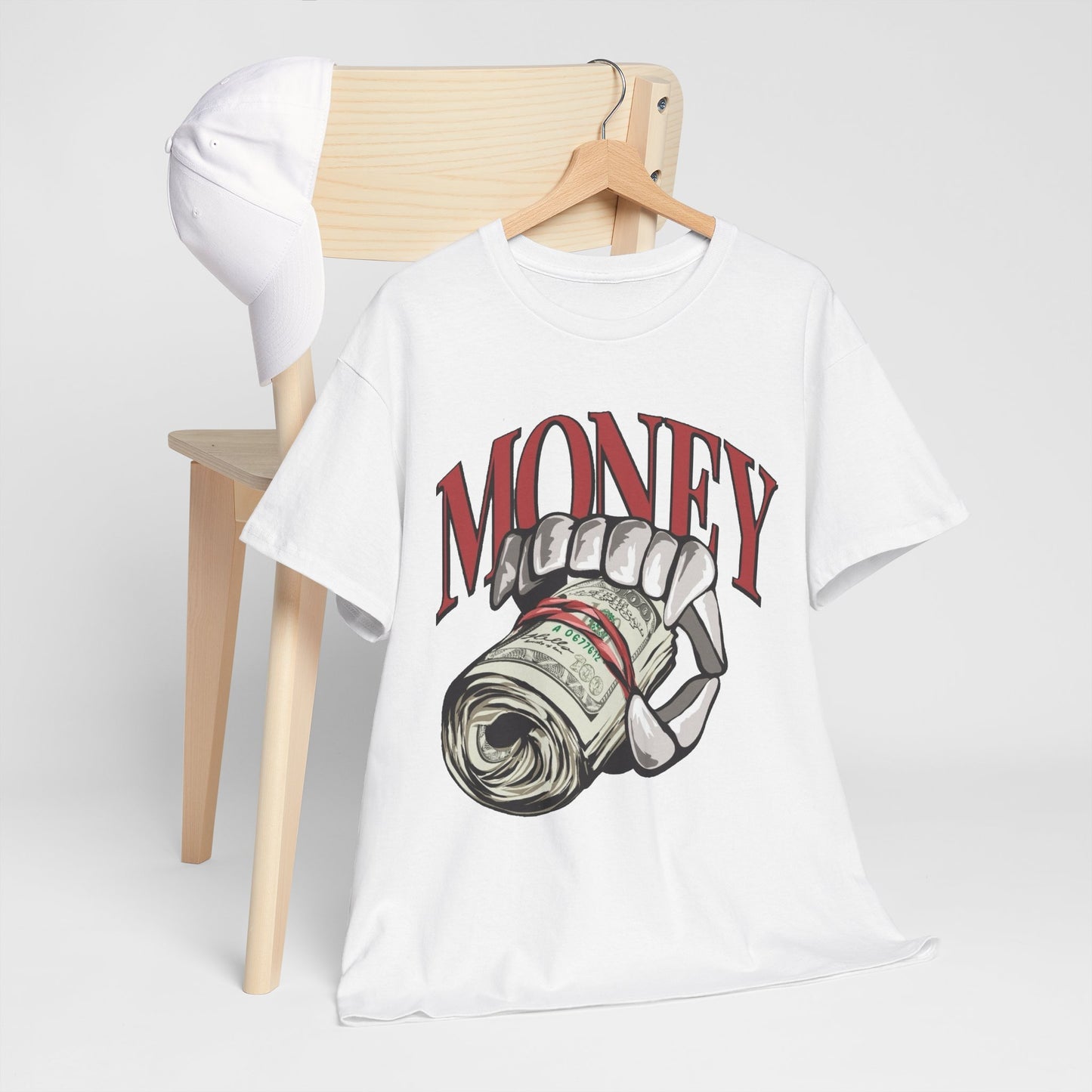 Money Grill Retro Street Wear Graphic T Shirt Unisex Heavy Cotton Tee