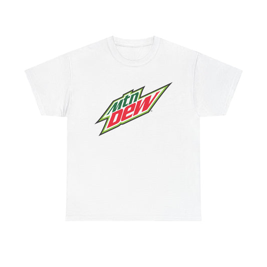Mountain Dew Graphic T Shirt Retro Logo Video Games Unisex Heavy Cotton Tee