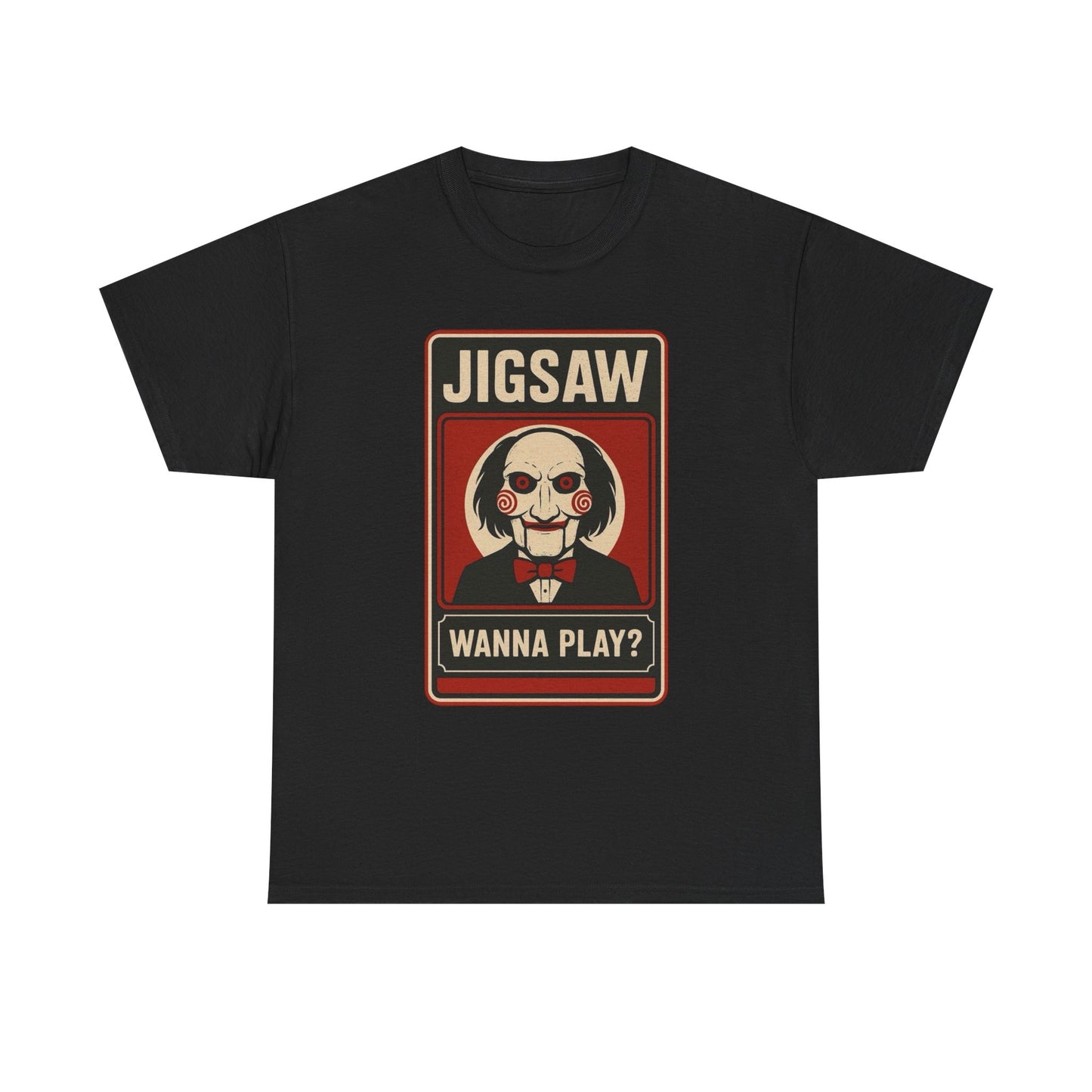 Jigsaw Wanna Play Graphic T Shirt S-5XL NEW Unisex Heavy Cotton Tee