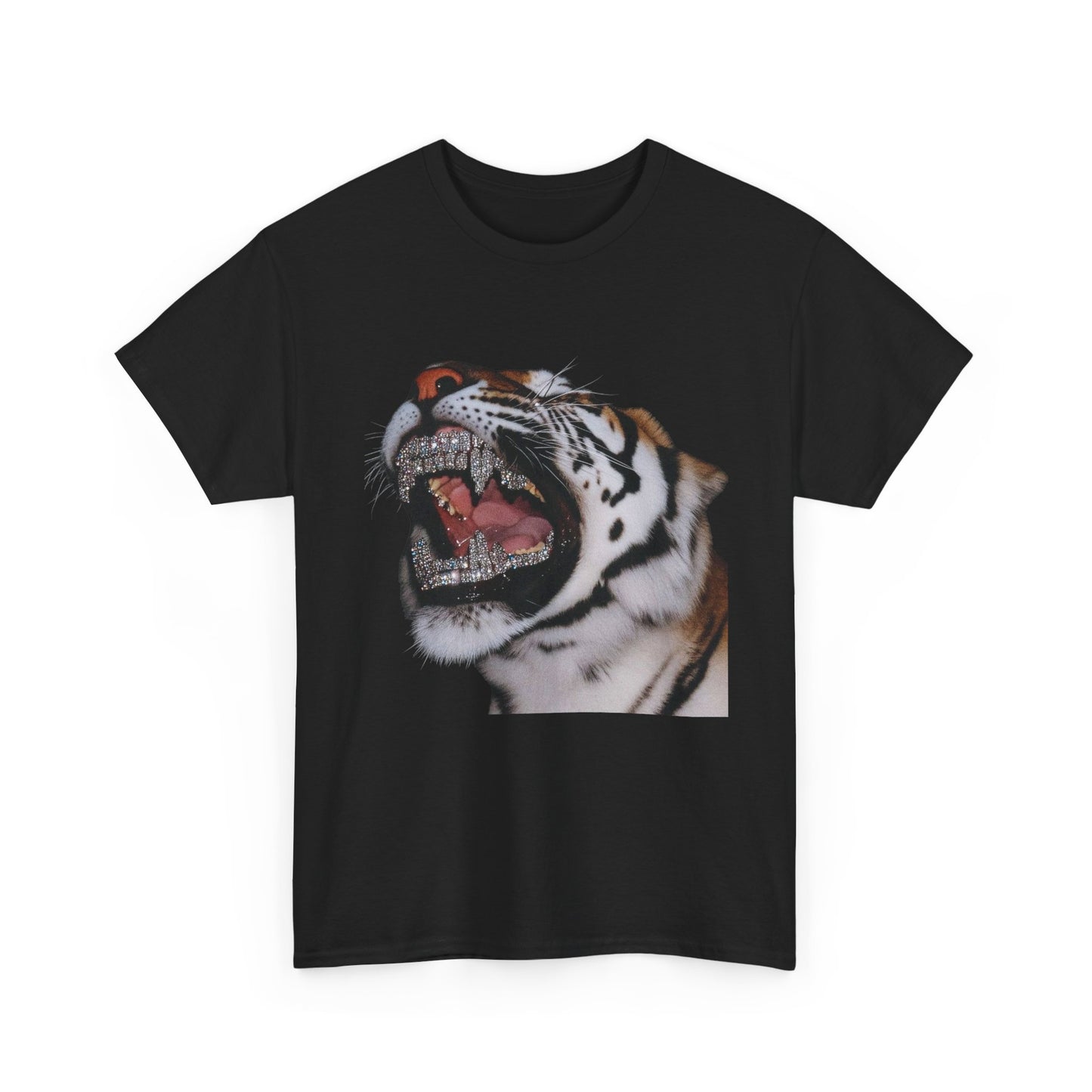 Bling Tiger Graphic T Shirt NEW Adult Unisex Heavy Cotton Tee
