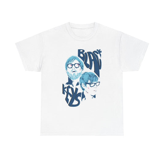The Black Keys Graphic T Shirt Vintage Retro Merch Unisex Heavy Cotton Tee