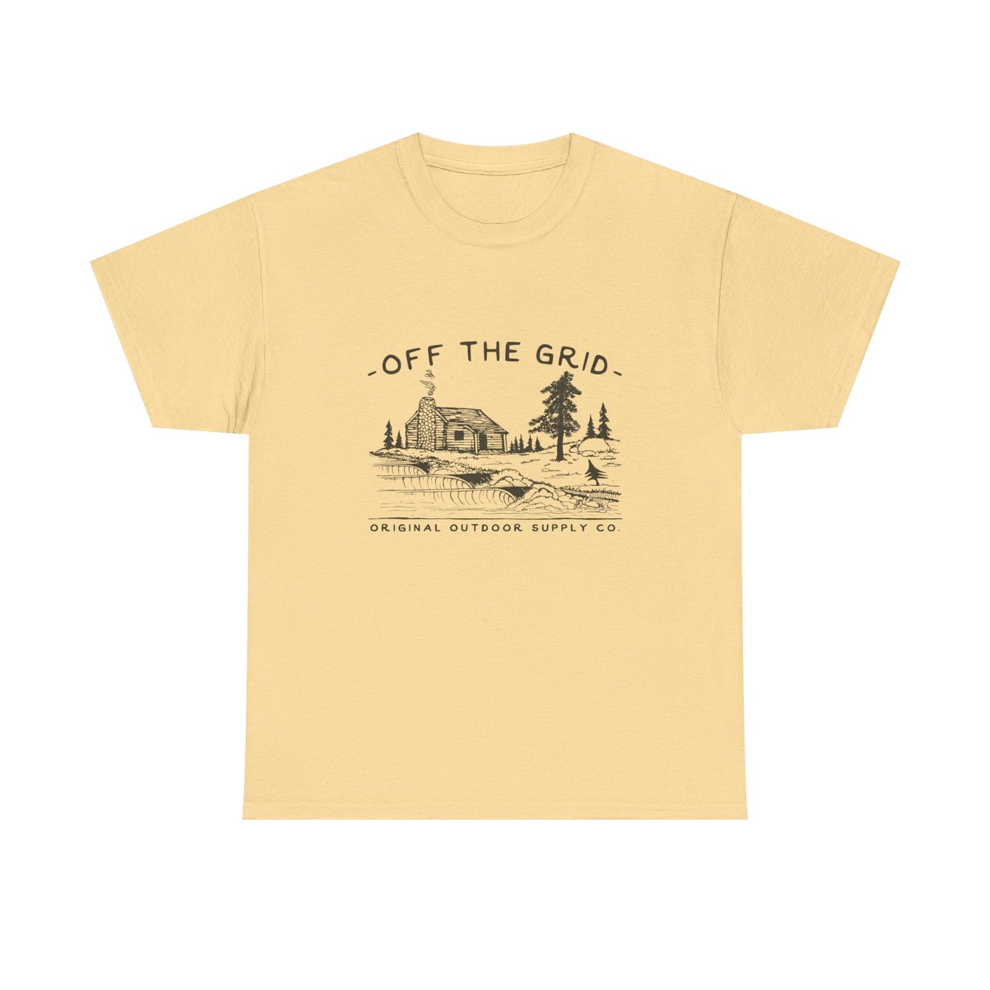 Off The Grid Graphic T Shirt Unisex Heavy Cotton Tee