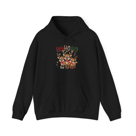 Ho Ho Ho Its Christmas Graphic Hoodie Unisex Heavy Blend™ Hooded Sweatshirt