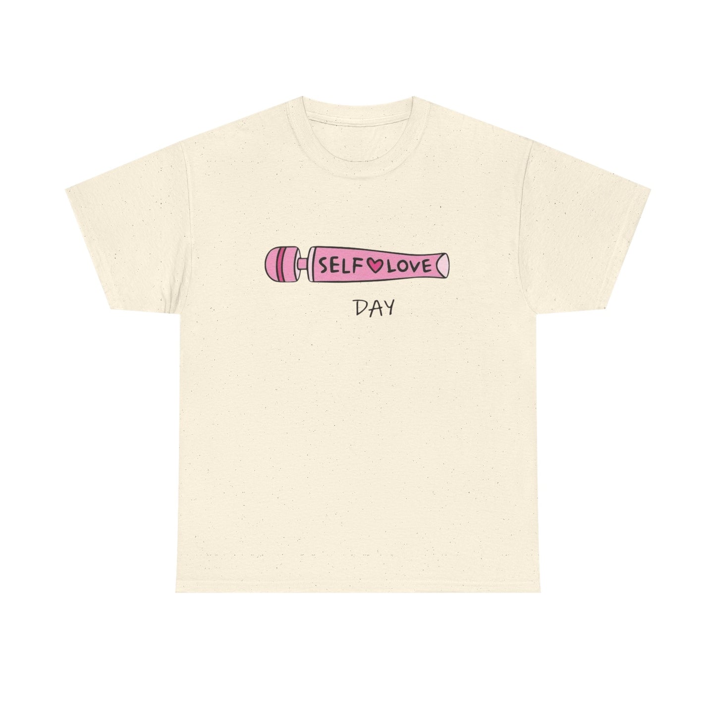 Vibrator Self Love Day Funny Graphic T-Shirt Unisex Heavy Cotton Tee Gift