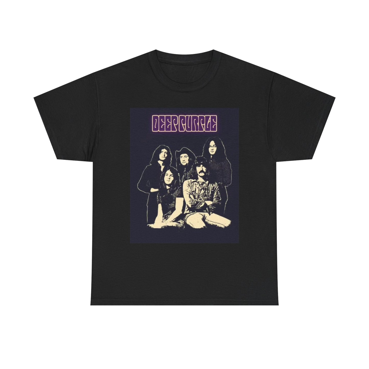 Deep Purple Graphic T Shirt 70s Rock Band Merch Vintage Unisex Heavy Cotton Tee