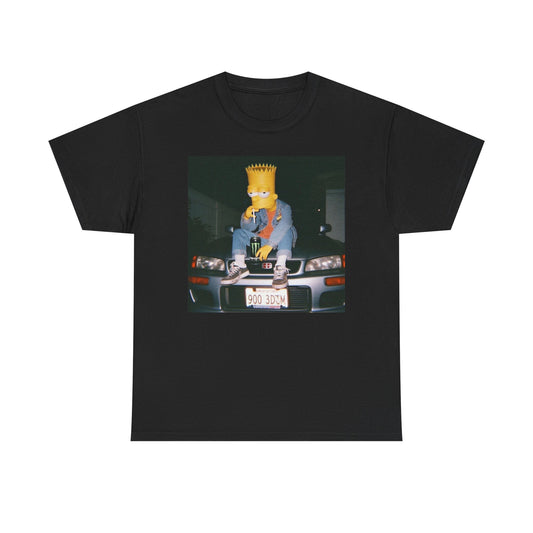Bart Simpson Graphic T Shirt Men's Heavy Cotton Tee - Quality - Modern True to Size
