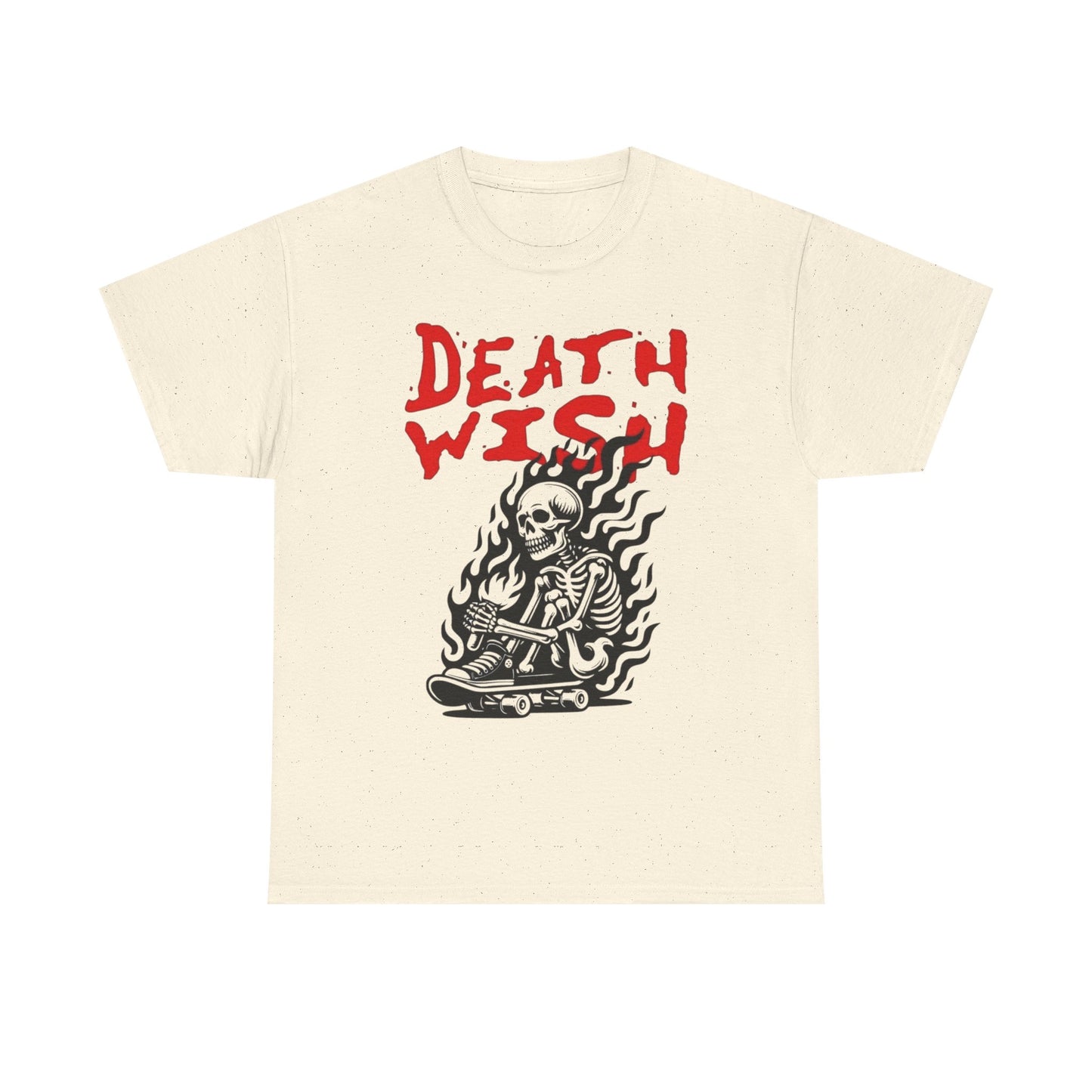 Death Wish Graphic T Shirt Unisex Heavy Cotton Tee