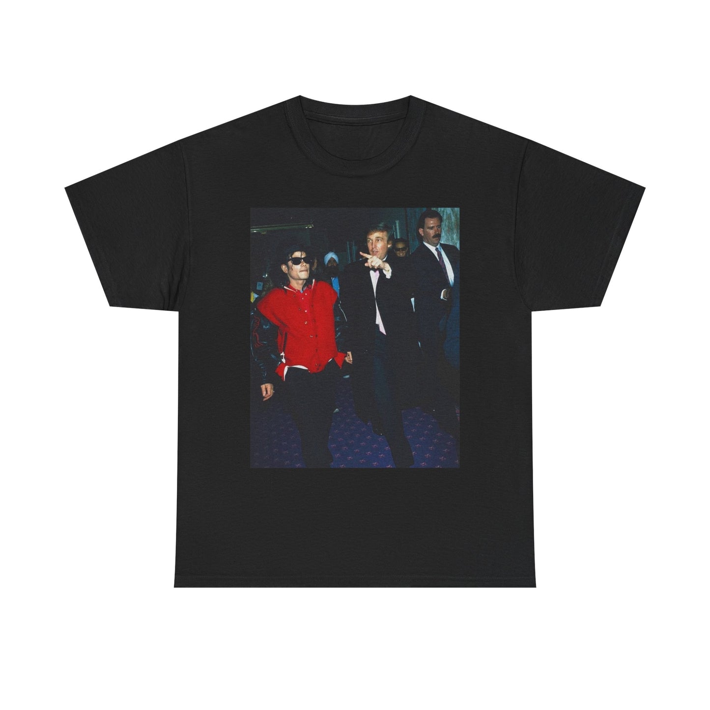 Trump Michael Jackson Graphic T Shirt Vintage Retro Unisex Heavy Cotton Tee