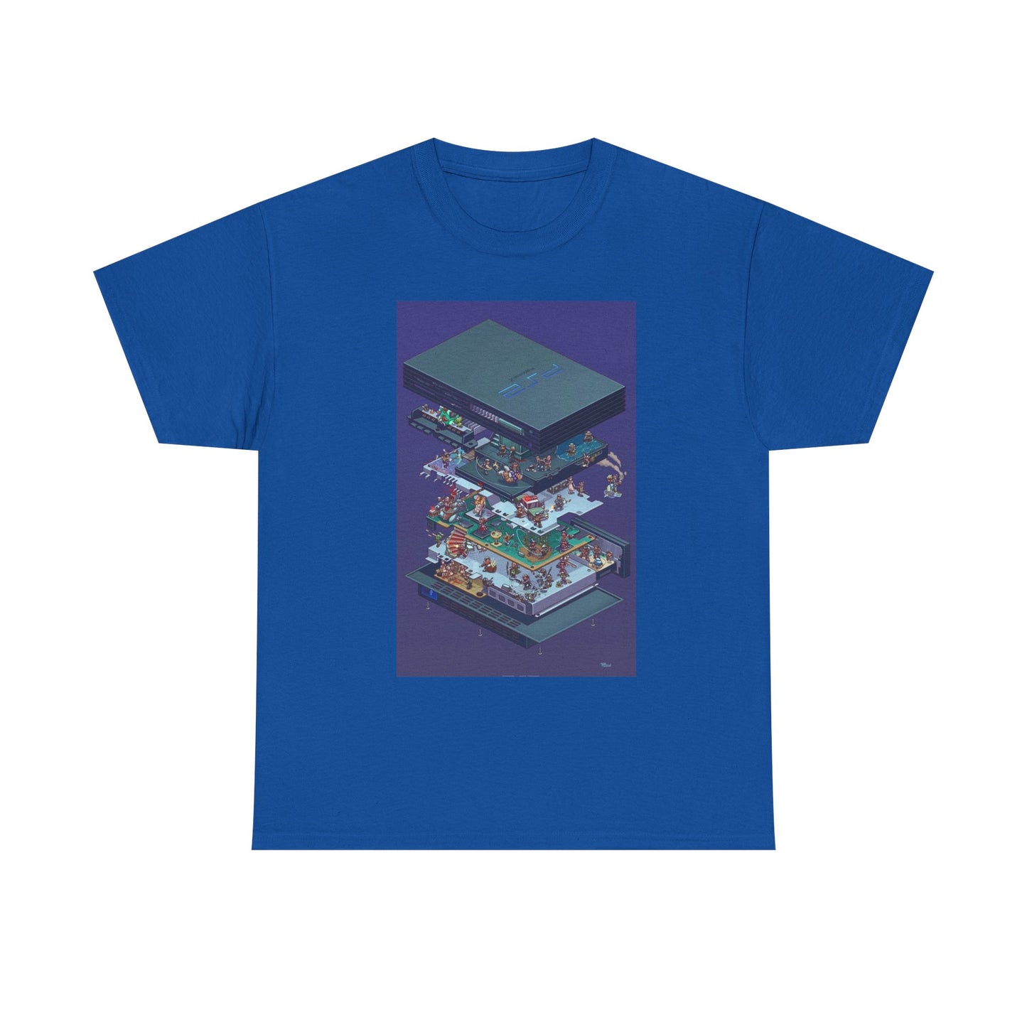 N64 Playstation Tshirt Open Console Ps1 Retro Gaming Unisex Heavy Cotton Tee 1