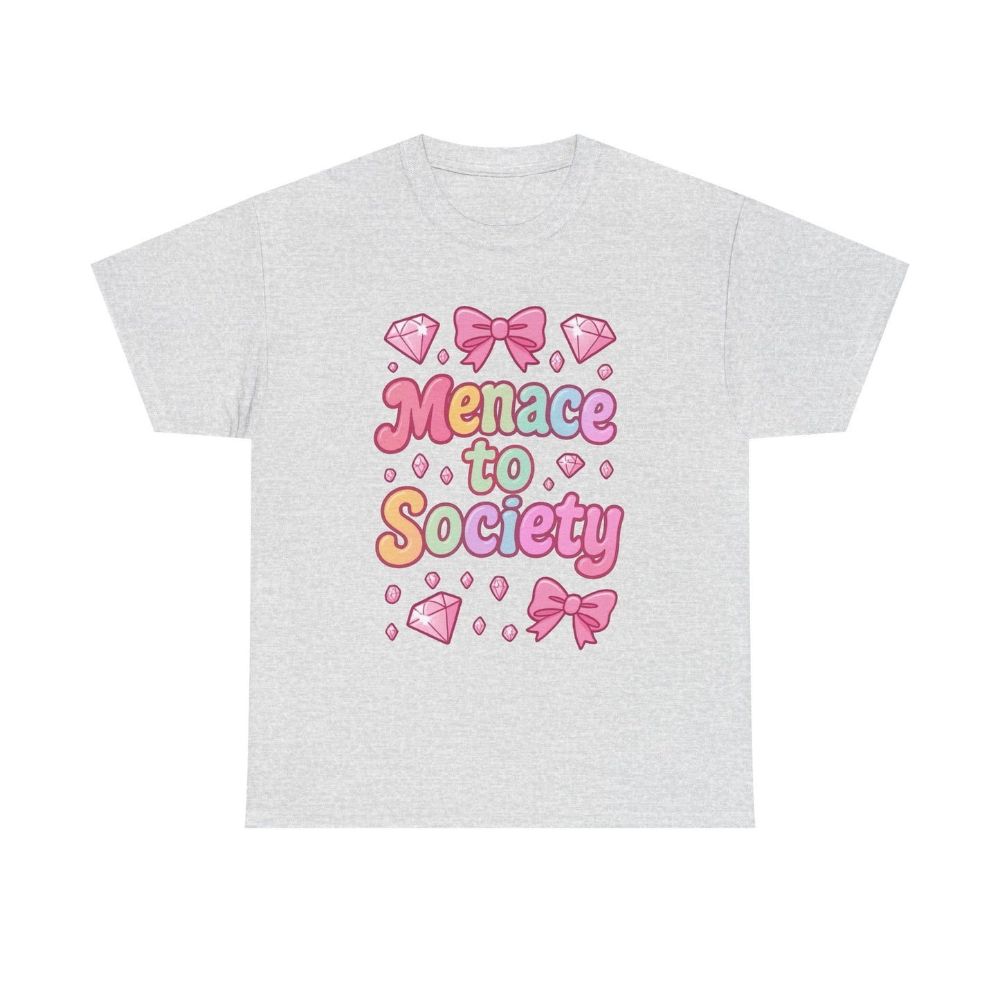 Menace To Society Funny Cute Women's Graphic T Shirt NEW ADULT