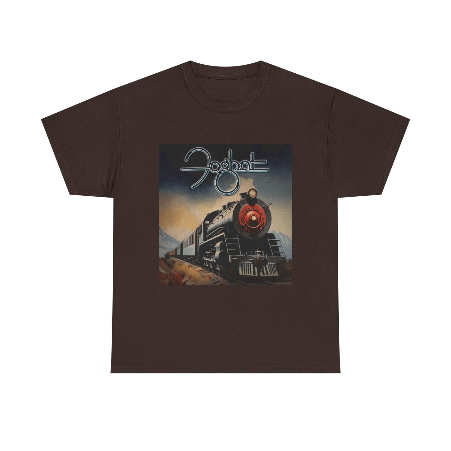 FogHat Tshirt Vintage Rock Poster Retro 70s Woodstock Unisex Heavy Cotton Tee q