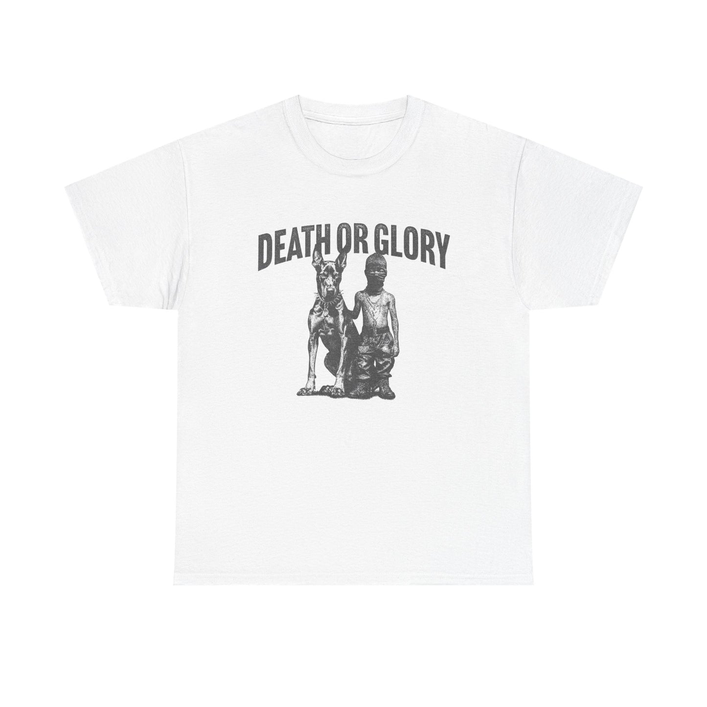 Death Or Glory T Shirt Graphic Unisex Heavy Cotton Tee NEW GIFT