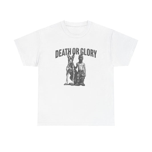Death Or Glory T Shirt Graphic Unisex Heavy Cotton Tee NEW GIFT