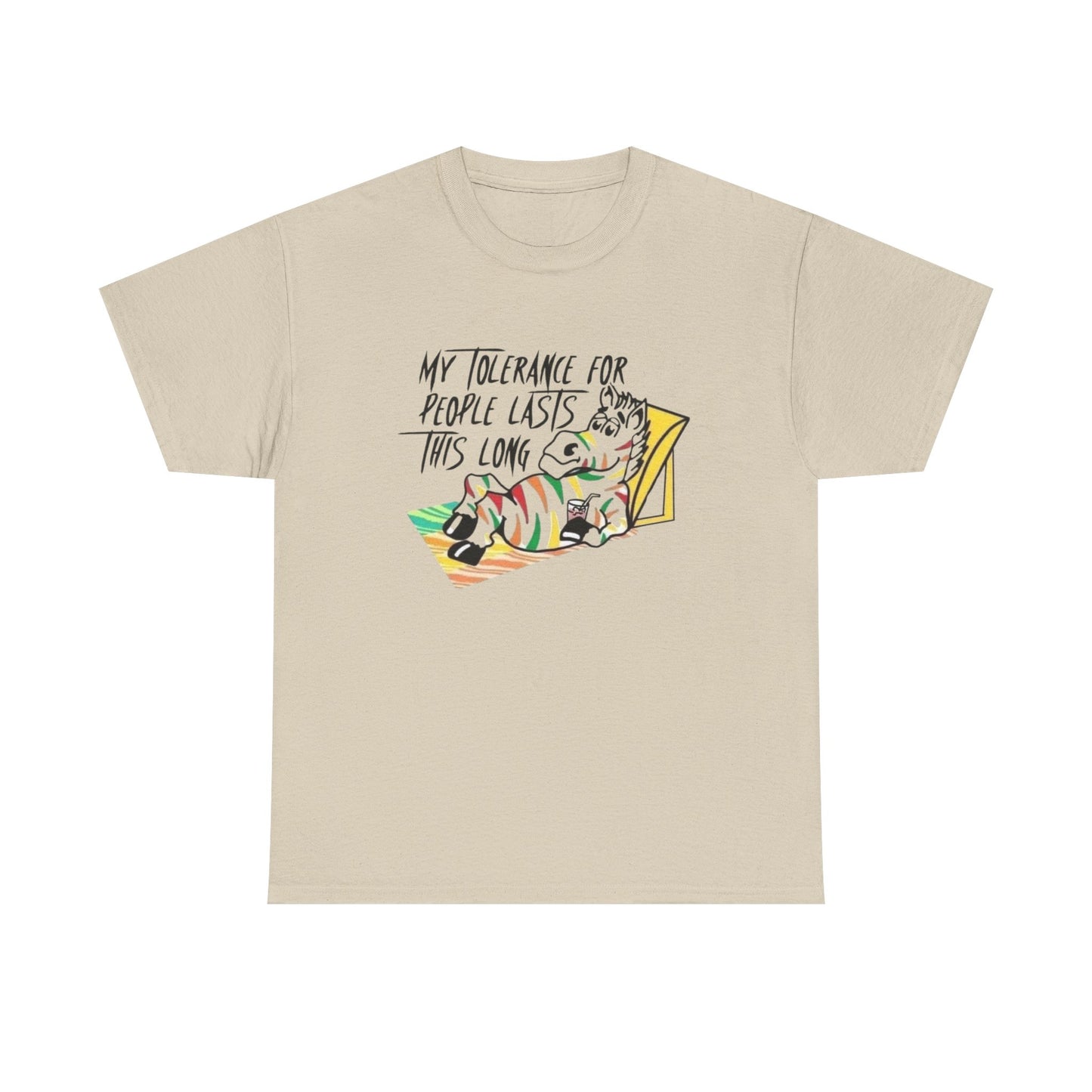Zebra Gum Funny Vintage Graphic T Shirt NEW Heavy Cotton Tee