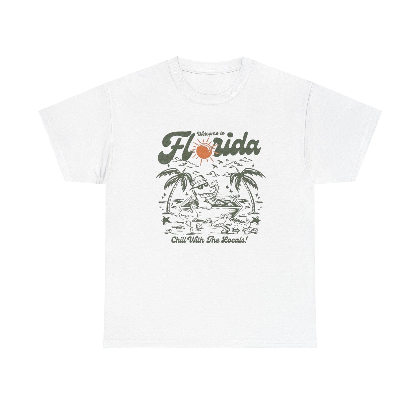Welcome To Florida Gators Graphic T Shirt S-5XL NEW Unisex Heavy Cotton Tee