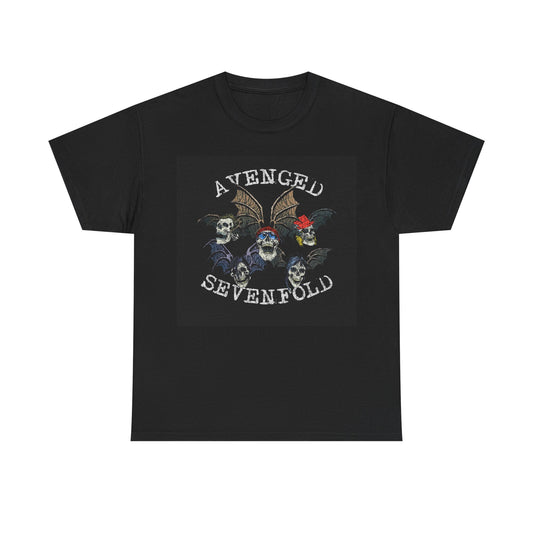 Avenged sevenfold T-shirt rock vintage punk retro Unisex Heavy Cotton Tee