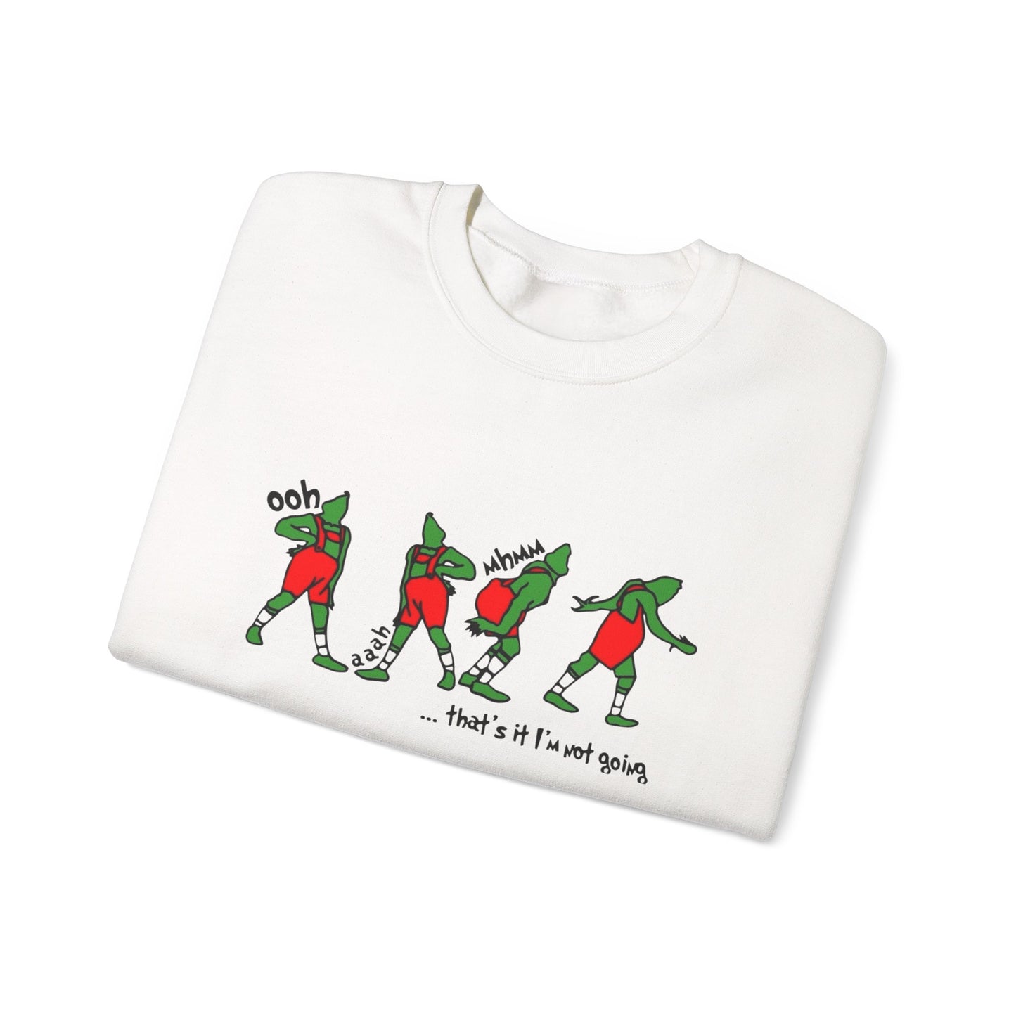 The Grinch Funny Graphic Sweater NEW Unisex Heavy Blend™ Crewneck Sweatshirt