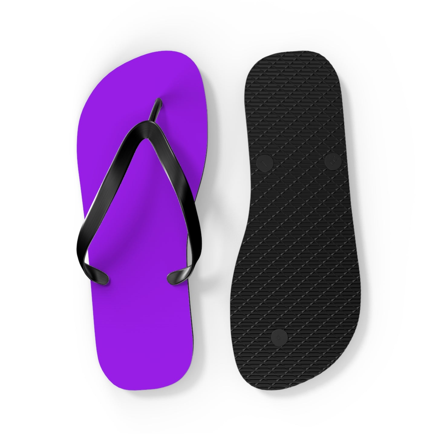 Neon Purple Flip Flops, Sandals Slides, Summer Footwear, Brand New