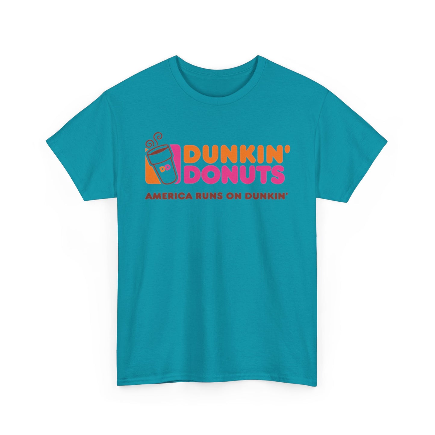 Dunkin’ Donuts T-shirt vintage Boston coffee gift retro Unisex Heavy Cotton Tee
