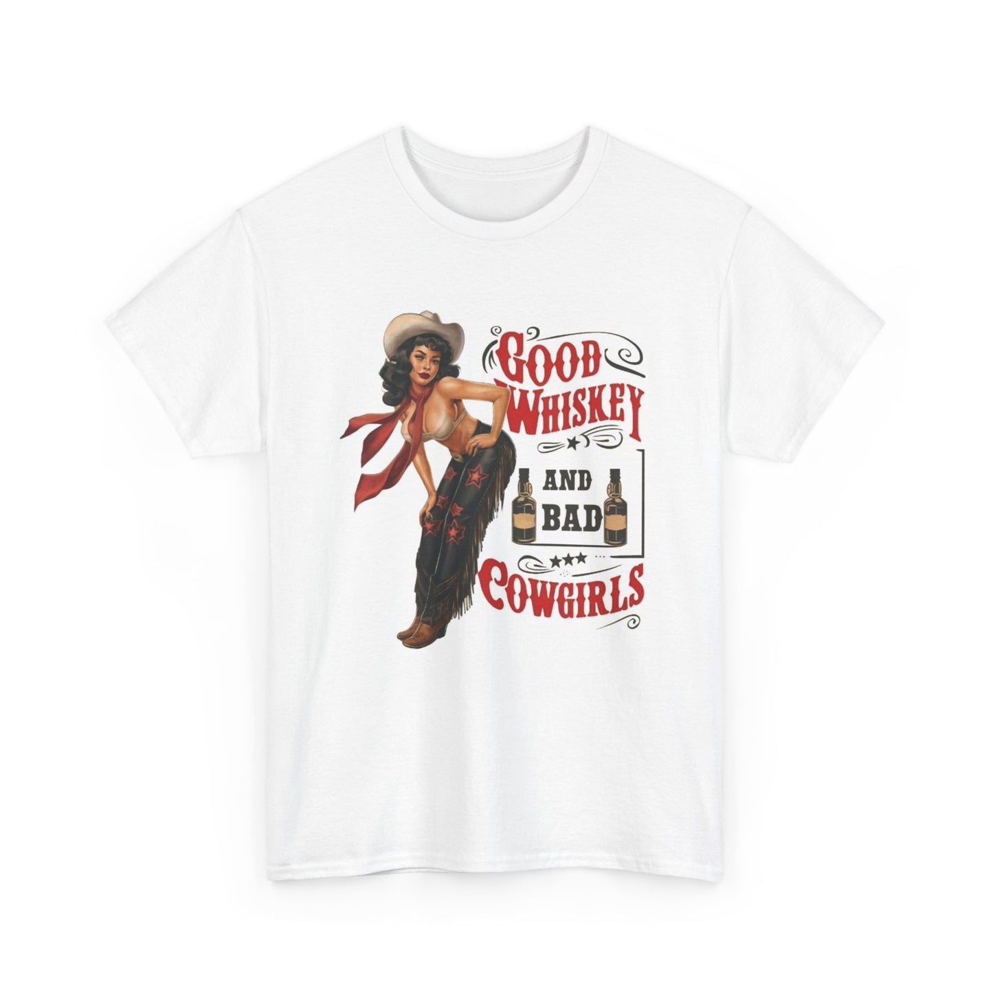Bad Cowgirls Graphic T Shirt Womens Vintage Retro Cotton Tee