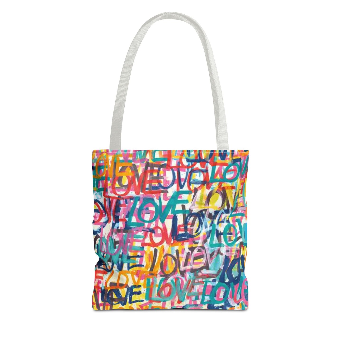 LOVE Multi Color BRAND NEW Modern Purse - Pocketbook - Travel Tote Bag (AOP)
