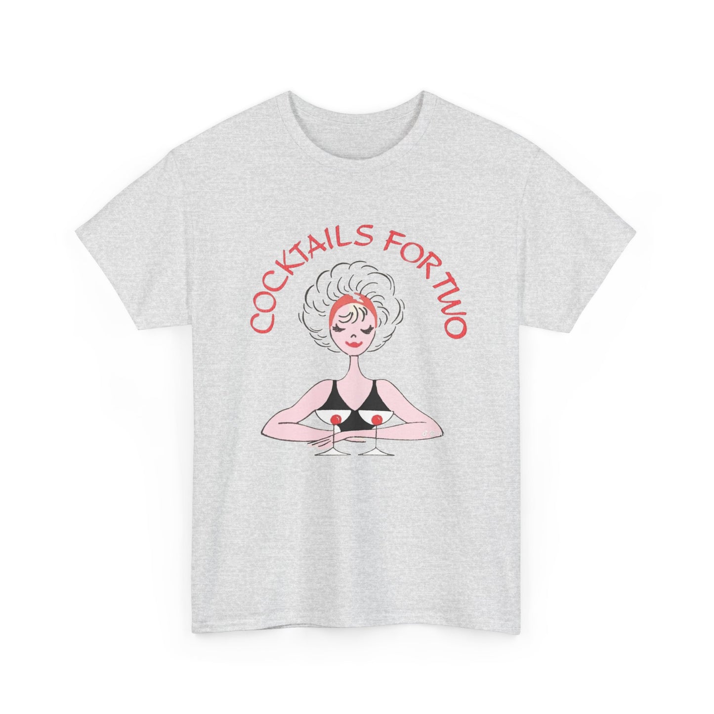 Cocktails For Two Graphic T Shirt NEW ADULT