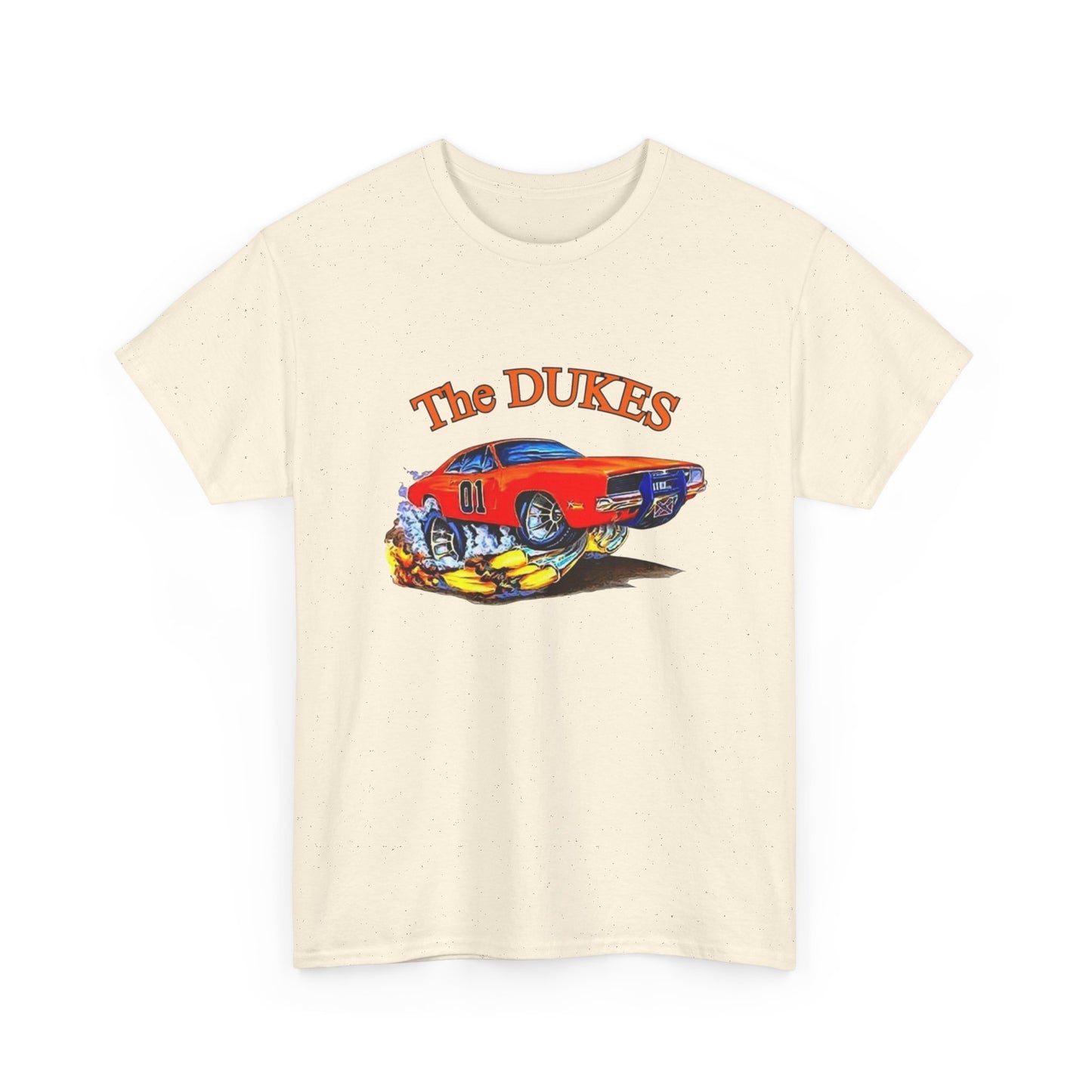 The Dukes Charger Hazzard County Vintage Graphic T Shirt Unisex Heavy Cotton Tee