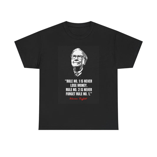 Money Rules Graphic T Shirt Investing Wall St Crypto Unisex Heavy Cotton Tee